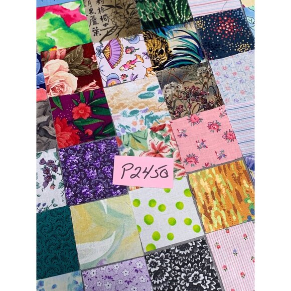 126 Precut 2” Cotton Fabric Squares Quilting Sewing - Picture 5 of 5